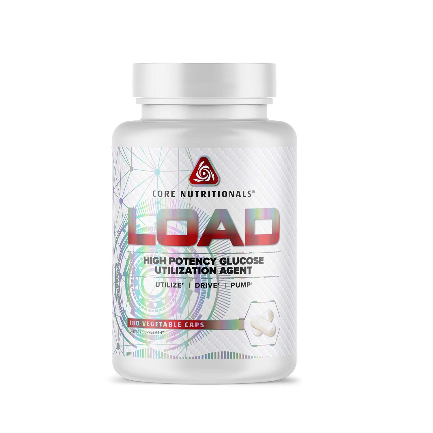 Core Nutritionals Load Platinum High Potency Glucose Utilization Agent with Berberine+Green Coffee Extract to Promote Carbohydrate Absorption and Glucose Disposal, (180 Caps)