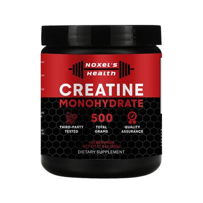 Noxel&#39;s Health Creatine Monohydrate Powder - 100 Servings (5g) of Micronized Creatine Powder per Serving, Creatine Pre Workout, Creatine for Building Muscle, Creatine Monohydrate 500g (1.1 lbs)