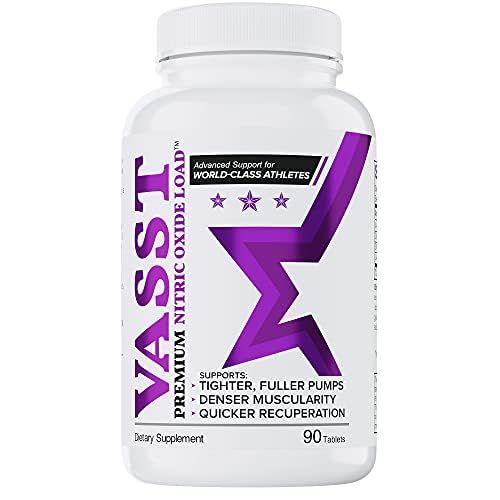BELDT Labs VASST Nitric Oxide Booster, N.O. Supplement with Over 3,000mg of Arginine-AKG, OKG, GKG, and L-Arginine HCL for Muscle Building and Enhanced Vascularity - 90 Tablets