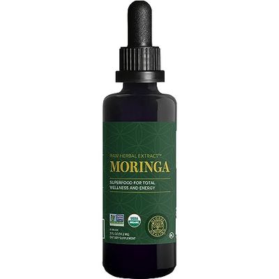 Global Healing Organic Moringa Oleifera Extract Liquid Drops, Moringa Supplement-Vegan from Raw Moringa Tree Leaves-Max Absorption of Vitamins and Minerals- More Potency Than Moringa Powder (2 Fl Oz)