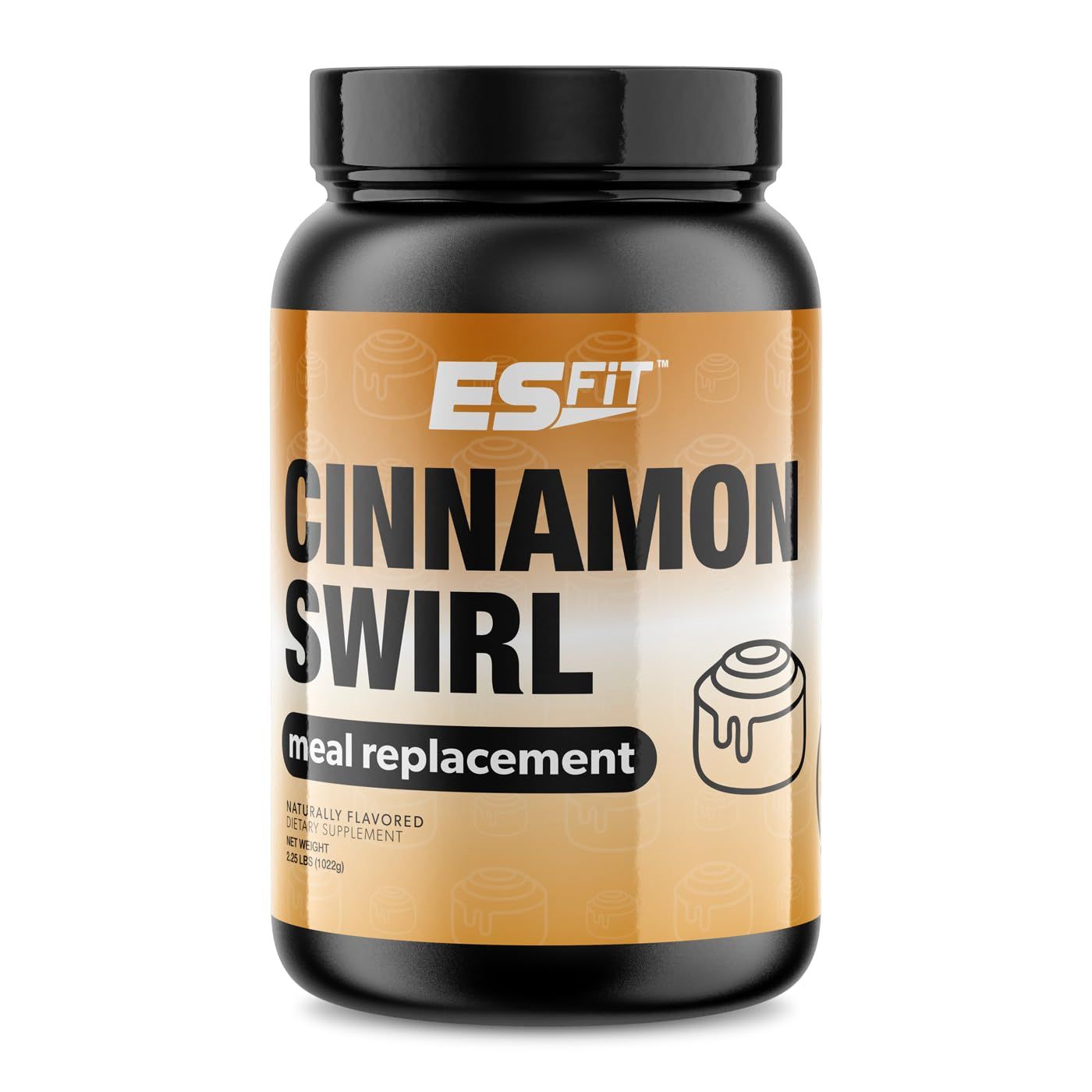 ES FIT Complete MR | 1 Gallon Container - 20 Servings | Meal Replacemnt Shake with Protein, Carbs, Fiber and Vitamins (Cinnamon Swirl)