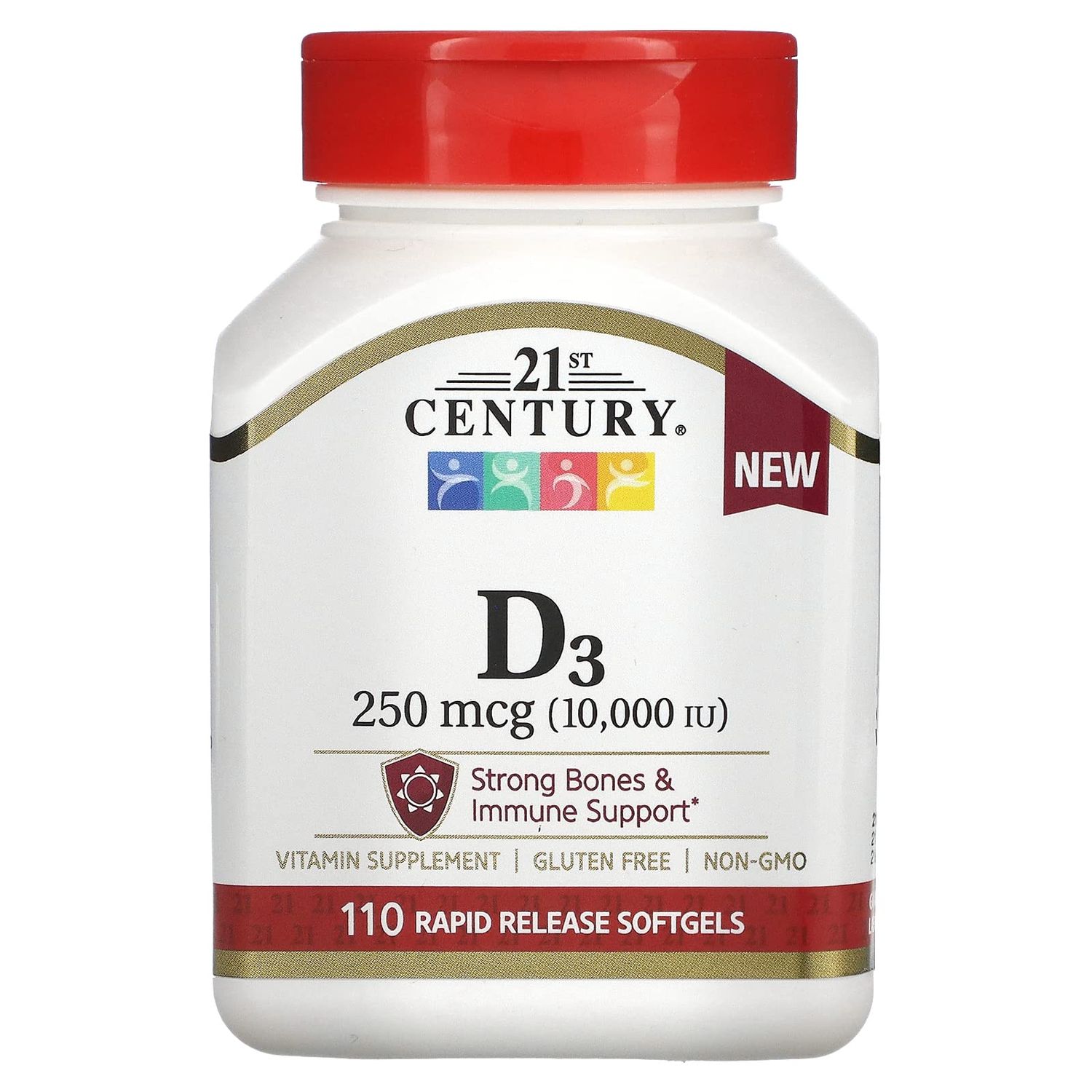 21st Century D3 1000 IU Tablets, 500 Count