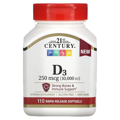 21st Century D3 1000 IU Tablets, 500 Count