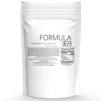 Formula 369 - High Carbohydrate Sports Fuel for Endurance Athletes, Bulk 5 Pound Bag, 73 Servings, 30g of Carbs per Scoop, for Hydration and Energy.