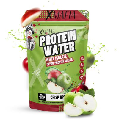 XMafia - Protein Water, Clear Protein Powder - 30 Servings, 20g Protein, 27 oz - Hydrator Whey Isolate - 0g Lactose, 0g Sugar, Keto-Friendly - Apple - Iso Juice Protein, Post-Workout