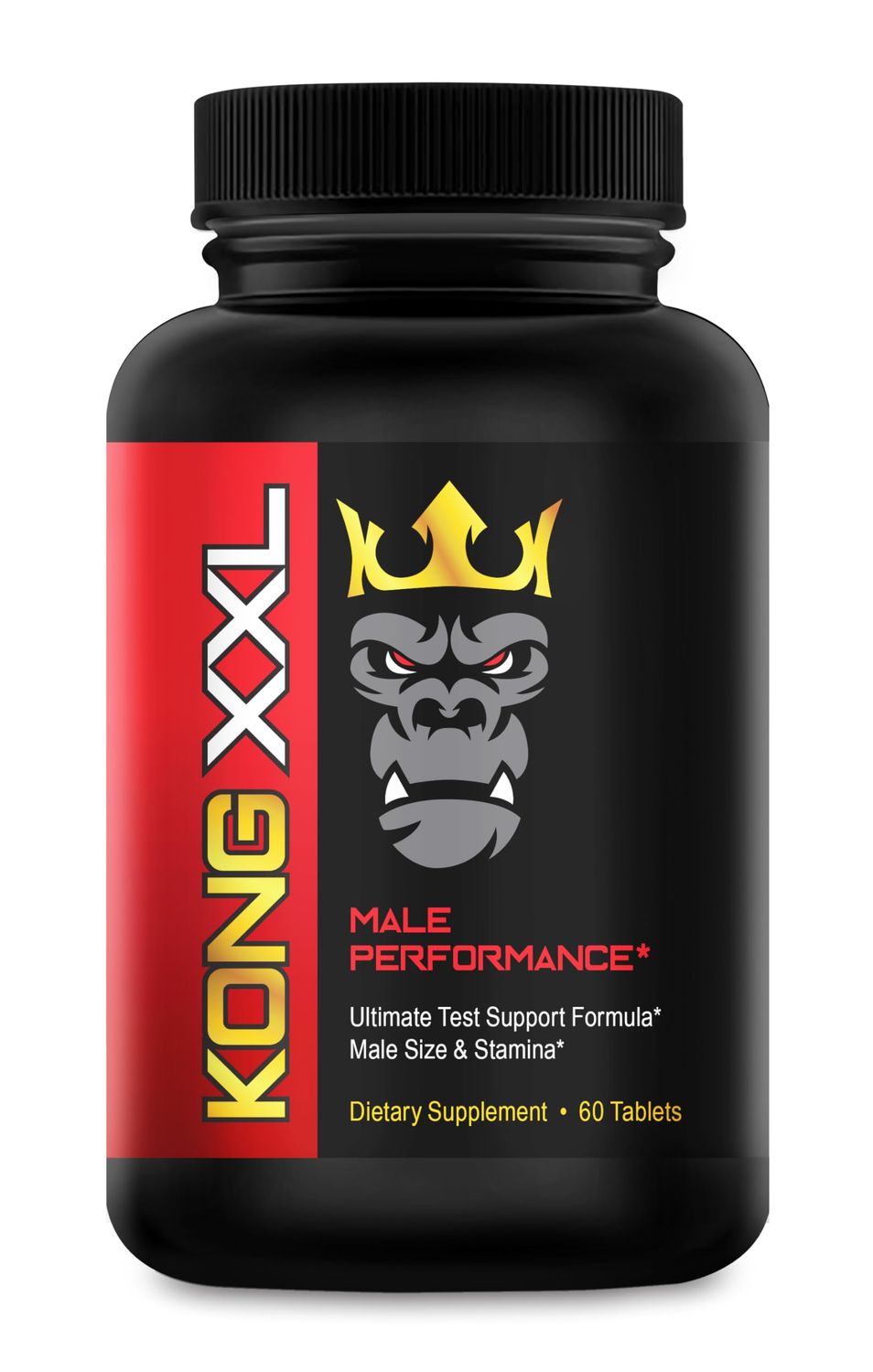 Kong XXL- Ultimate Male Performance and Enlargement Pills for Men- Add 3-6 in 60 Days- Enhanced Size, Drive, Strength and Endurance - Boost Performance- 60 Tablets