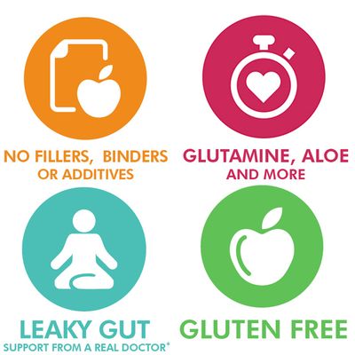 Doctor Danielle Gut Assist - Leaky Gut Repair Supplement Powder - Glutamine, Arabinogalactan, Licorice Root - Supports IBS, Heartburn, Bloating, Gas, Constipation, SIBO from