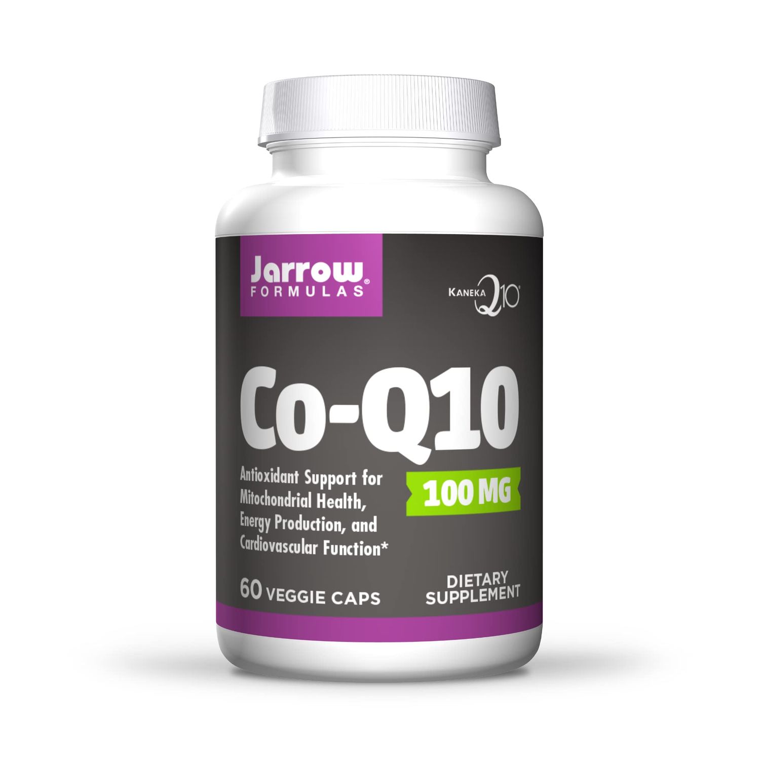 Jarrow Formulas Co-Q10 100 mg - 60 Veggie Caps - Antioxidant Support for Mitochondrial Health, Energy Production &amp; Cardiovascular Function - Up to 60 Servings, Packaging may vary