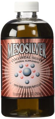 MesoSilver  20 ppm Colloidal Silver 250 mL/8.45 Oz