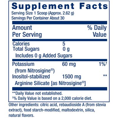 Life Extension NitroVasc Boost, Blood Flow Supplement, Nitric Oxide Support, Heart Health, L-arginine, Gluten-Free, Non-GMO, Vegetarian, 1 Scoop, 30 Servings