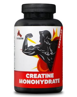 TNT Evolution Creatine Monohydrate Capsules 50 Servings, 3,000 mg per Serving, Easy to Swallow, 750 mg of Creatine Monohydrate Per Capsule, High Absorption Rate