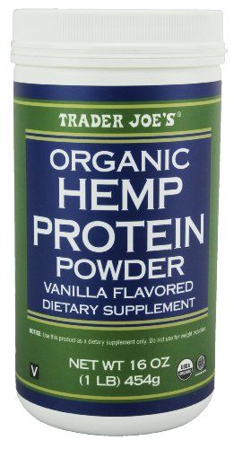 Trader Joe&#39;s 16 Oz. Organic Hemp Protein Powder Dietary Supplement (Vanilla)