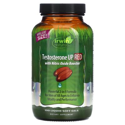 Irwin Naturals Testosterone Up Red 100 Sgels