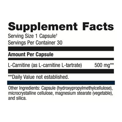 Metagenics L-Carnitine - Amino Acid Supplement to Support Fat Metabolism* - 30 Servings
