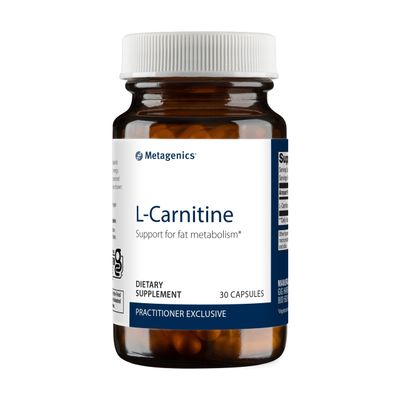 Metagenics L-Carnitine - Amino Acid Supplement to Support Fat Metabolism* - 30 Servings