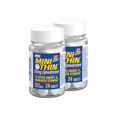 MiniThin - Two-Way 25mg Ephedrizine 24ct Bottles - 2-Pack