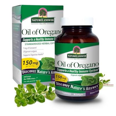 Nature&#39;s Answer Oil of Oregano Capsule Softgels, 90-Count | Natural Immune Booster | Promotes Healthy Digestion &amp; Gut Flora