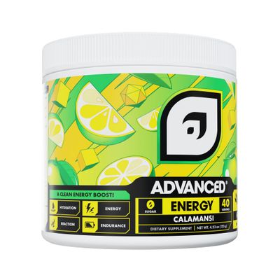 Advanced Energy - Energy Boosting Formula with Electrolytes for Hydration - L-Theanine to Combat Jitters - Sugar Free &amp; Keto Friendly - No Maltodextrin (40 Servings) (Calamansi)