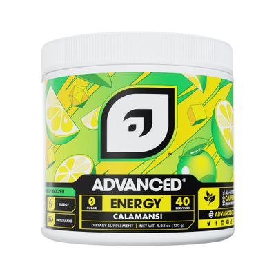 Advanced Energy - Energy Boosting Formula with Electrolytes for Hydration - L-Theanine to Combat Jitters - Sugar Free &amp; Keto Friendly - No Maltodextrin (40 Servings) (Calamansi)