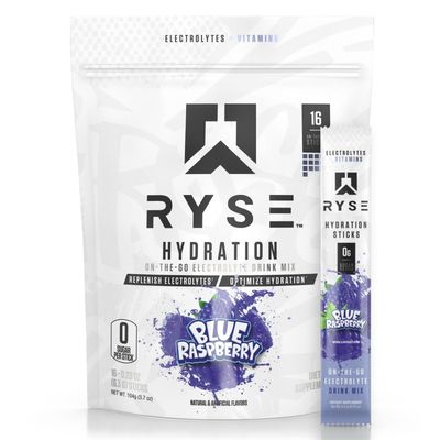 Ryse, Core Hydration, Blue Raspberry, 16 Servings