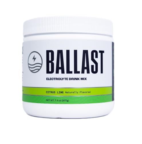 Ballast Zero-Sugar Electrolytes - Citrus Lime - Hydration Powder | Keto &amp; Paleo Friendly | Liquid Daily IV for Rapid Rehydration | Element Electrolytes Magnesium, Sodium, and Potassium | 30 Servings