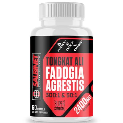 2400mg Fadogia Agrestis Tongkat Ali Supplements - Third Party Tested - 1400mg Fadogia Agrestis &amp; 1000mg Tongkat Ali, Maximum Strength, Muscle Mass &amp; Athletic Performance
