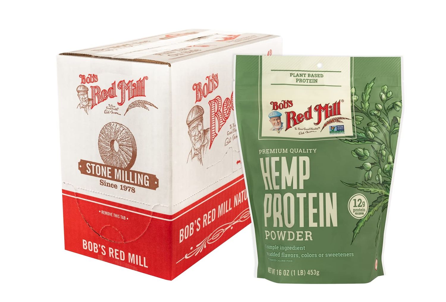 Bob&#39;s Red Mill Hemp Protein Powder, 16-ounce (Pack of 4)