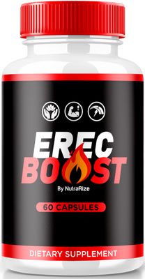 NutraRize ErecBoost, ErecBoost Pills, Official ErecBoost Original Capsules for Energy &amp; Overall Health, ErecBoost Pastillas, ErecBoost En Capsulas (60 Capsules)