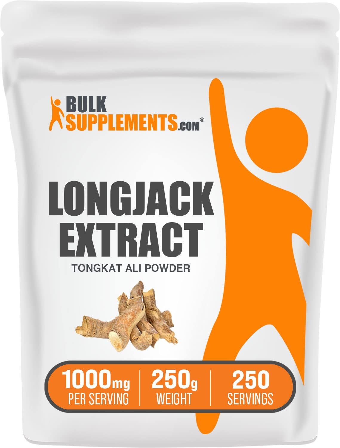 BulkSupplements.com Longjack Extract Powder - Tongkat Ali - Tongkat Ali for Men - Longjack Tongkat Ali - Eurycoma Longifolia - Libido Support (250 Grams - 8.8 oz)
