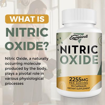 Nitric Oxide Supplement for Men - Precursor and Phytonutrient Blend for Blood Flow, Energy, Oxygenation, and Blood Pressure (1 Pack)