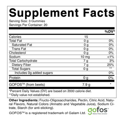Vitamatic 2 Pack Prebiotic Fiber Gummies for Adults - 7G Fiber Extra Strength - Zero Sugar Added - 60 Pectin Based Gummies - Digestive Health &amp; Regularity Support, (Total 120 Count)