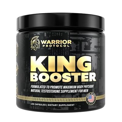Testosterone Support for Men - Male Enhancing Supplements &amp; Vitality Pills | Testosterone Supplement for Men w/ Turkesterone, Tongkat Ali &amp; Fadogia Agrestis | Boost Muscle Growth, Stamina &amp; Recovery