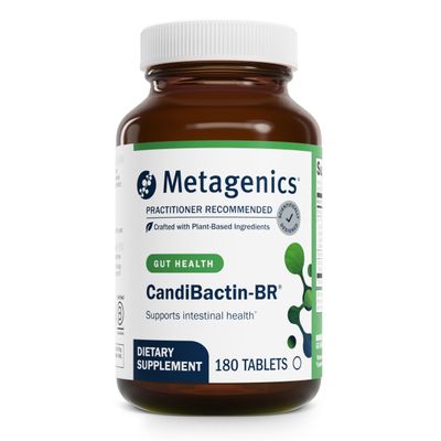 Metagenics CandiBactin-BR - Concentrated Berberine for Intestinal Support* - with Berberine, Oregon Grape &amp; Coptis Root Extract - Gut Health Supplements* - Gluten-Free - Vegetarian - 180 Tablets