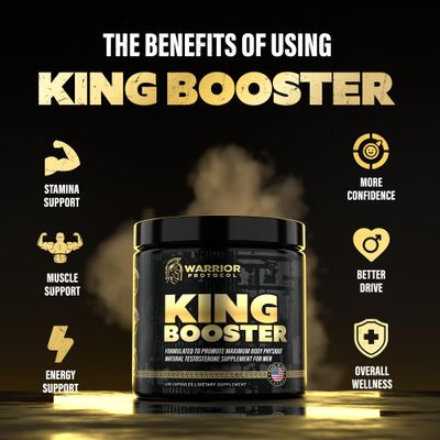 Testosterone Support for Men - Male Enhancing Supplements &amp; Vitality Pills | Testosterone Supplement for Men w/ Turkesterone, Tongkat Ali &amp; Fadogia Agrestis | Boost Muscle Growth, Stamina &amp; Recovery