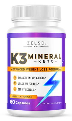 K3 Mineral Weight Loss Pills for Women and Men - K3 Salt Mineral, Vitamin + K3 Capsules Supplement for Weight Loss - 30 Days Supply