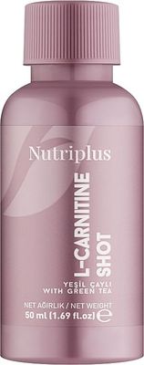 FARMASi Nutriplus Portioned Drink - L-Carnitine, 50ml (15 pcs) - Energy Support, Metabolism Boost, Enhances Endurance, Daily Drink, Supplements
