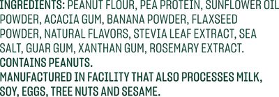 Vega Nut Butter Shake, Peanut Butter &amp; Banana - Vegan Protein Powder, 20g Protein, Real Food Ingredients, No Added Sugar, 1.39 lbs