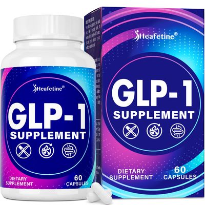 GLP-1 Supplement Support, with Naturally GLP-1 Supplement Probiotic, Hops &amp; Green Tea Extract, GLP 1 Supplement for Gut, Energy, GLP-1 Levels &amp; Overall Health - 60 Capsules