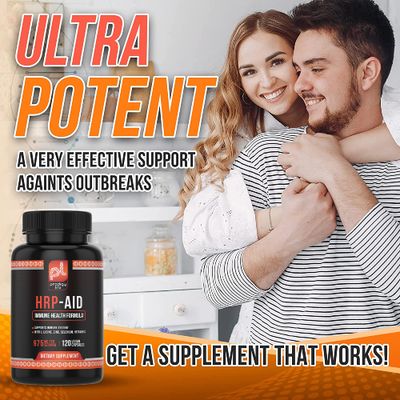Prodigy Life Premium Immune Support - HRP-Aid Cold Sore Medicine - Lysine Complex with Vitamin C, Zinc. L-Lysine 250mg. All Natural Formula (120ct)