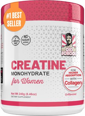 5g Creatine Monohydrate Powder Optimized for Women Booty Gain +2000mg Collagen +1g BCAA 2:1:1 (No Fillers) Supports Lean Muscles &amp; Recovery, Pump, Energy &amp; Stamina - Micronized, Natural &amp; Made in USA