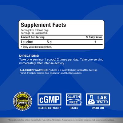 ALLMAX Nutrition Leucine 5,000 mg, 14.1 oz (400 g)