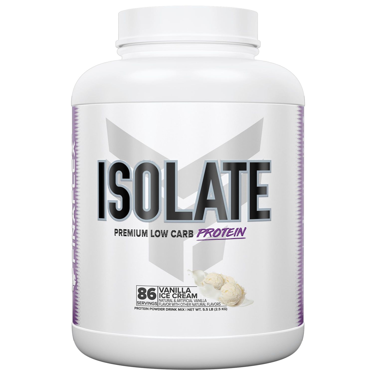 FINAFLEX Isolate, Vanilla Ice Cream - 5.5 lb - 25 Grams of Iso Protein Per Serving - Milkshake-Like Taste - Zero Sugar, Zero Fat &amp; Gluten Free - 86 Servings