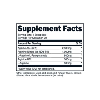Primaforce L-Arginine Complex Powder (30 Servings Per Bottle | Peach Mango) Powerful Protein Building Supplement for Maximum Gains