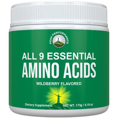 All 9 Essential Amino Acids Powder with 26 Clinical Studies. EAAs 32X Effective vs BCAA/BCAAS Branched Chain Aminos. Pre or Post Workout EAA Supplement. Perfect for Energy, Muscle Growth. Wildberry