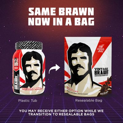 Vintage Brawn - Muscle-Building Protein Powder Isolate for Men & Women - Post-Workout & Anytime Recovery Drink - Premium Protein Isolate Sources: Egg, Milk, Beef - Rich Chocolate Flavor - 2.1 Lbs.