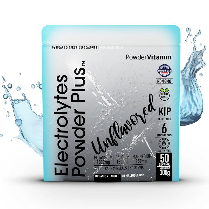 PowderVitamin Electrolytes Powder Plus (50 Servings) Unflavo
