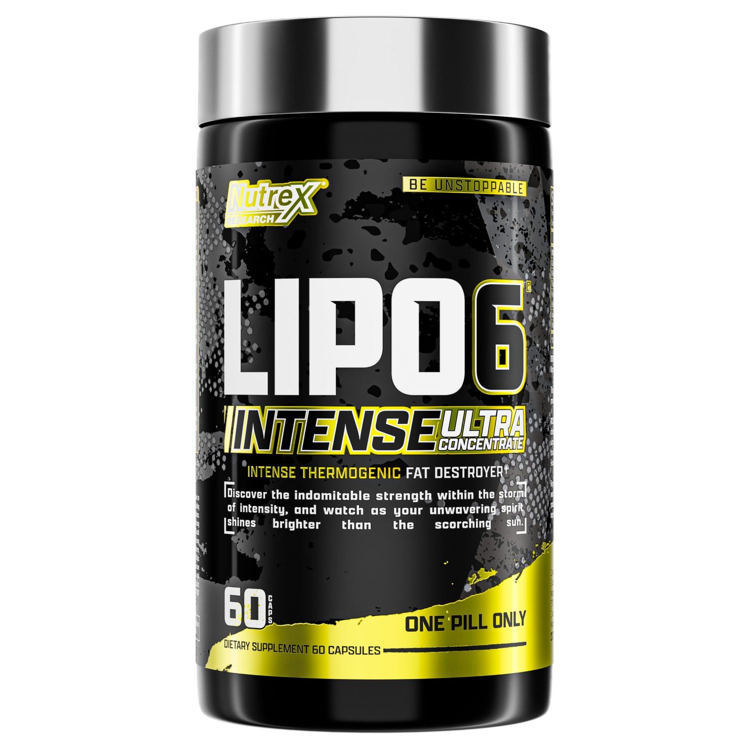 Nutrex Research Lipo6 Black Intense Ultra Concentrate Thermogenic Fat Burner | Weight Loss Supplement | 60 Diet Pills