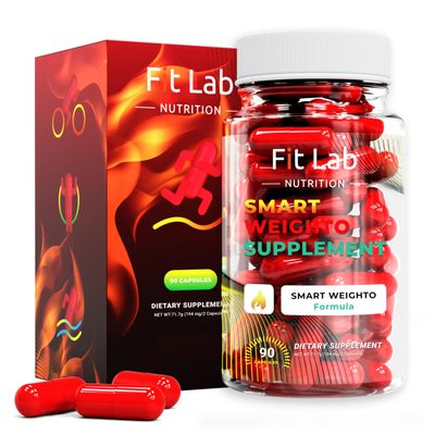 FIT LAB - 90 Capsules - for Women &amp; Men - Weighto Management - 45 Days Supply