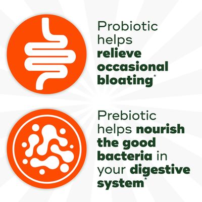 Align DualBiotic, Prebiotic + Probiotic for Women and Men, Help Nourish and Add Good Bacteria for Digestive Support, Natural Fruit Flavors, 90 Gummies