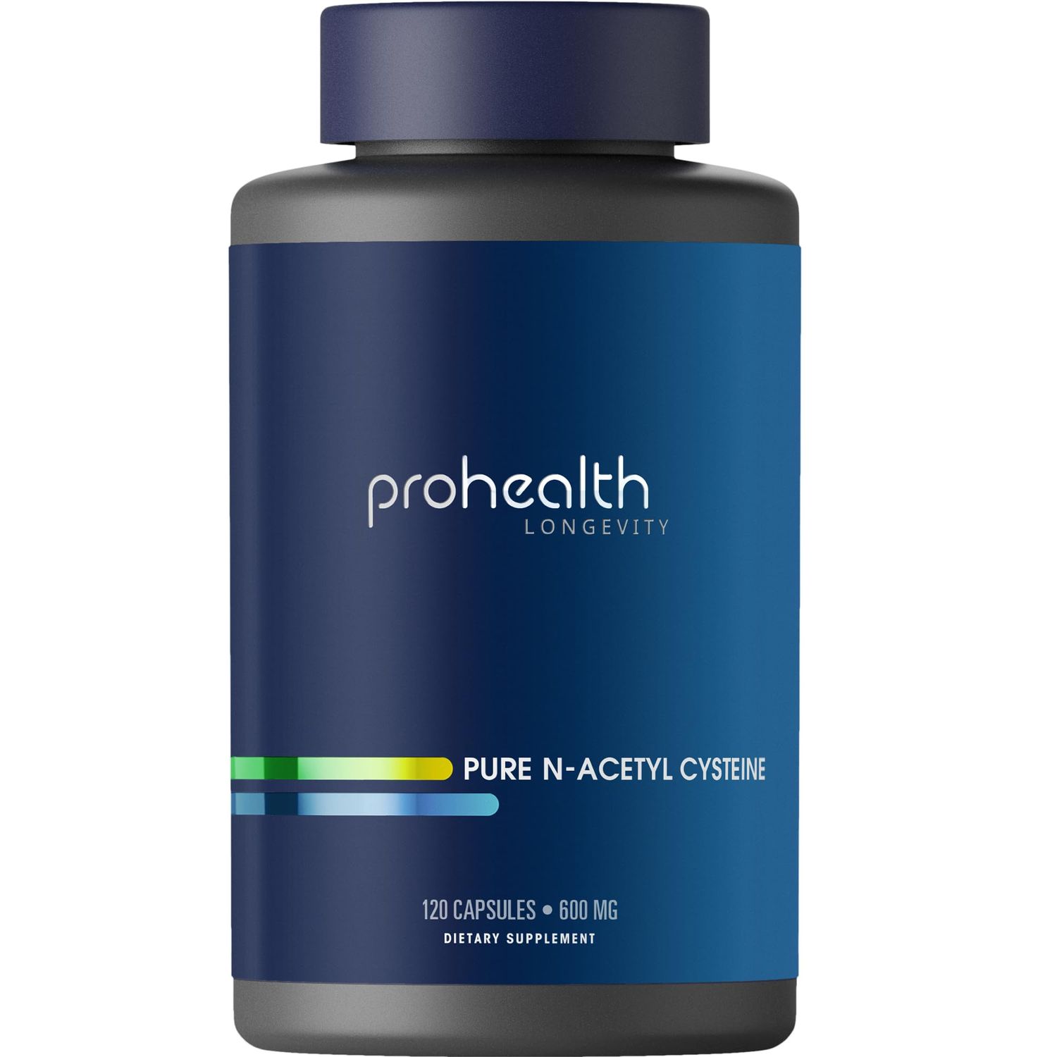 ProHealth Pure NAC - N-Acetyl Cysteine - Liver and Immune Support, Antioxidant and Glutathione Boost, Cellular Health | 600 mg per Capsule | 120 Servings | Third-Party Tested